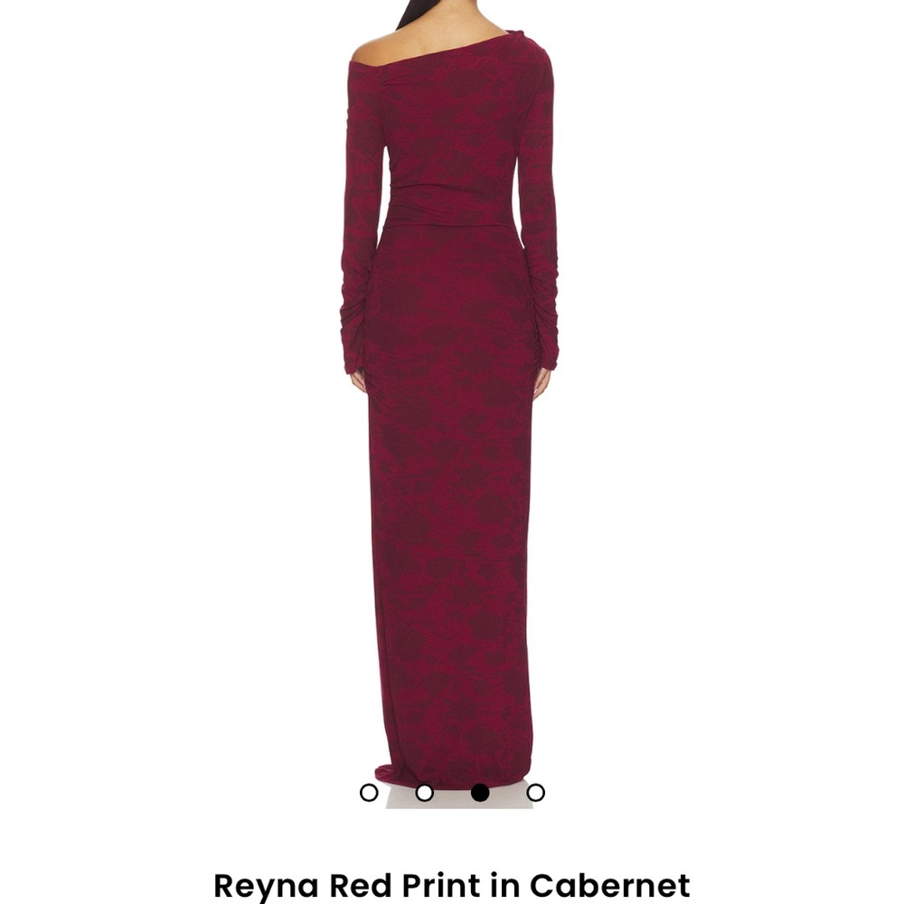 Chic One-Shoulder Burgundy Dress